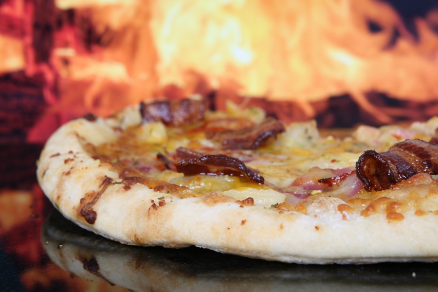 pizza, refeições, fundo branco,