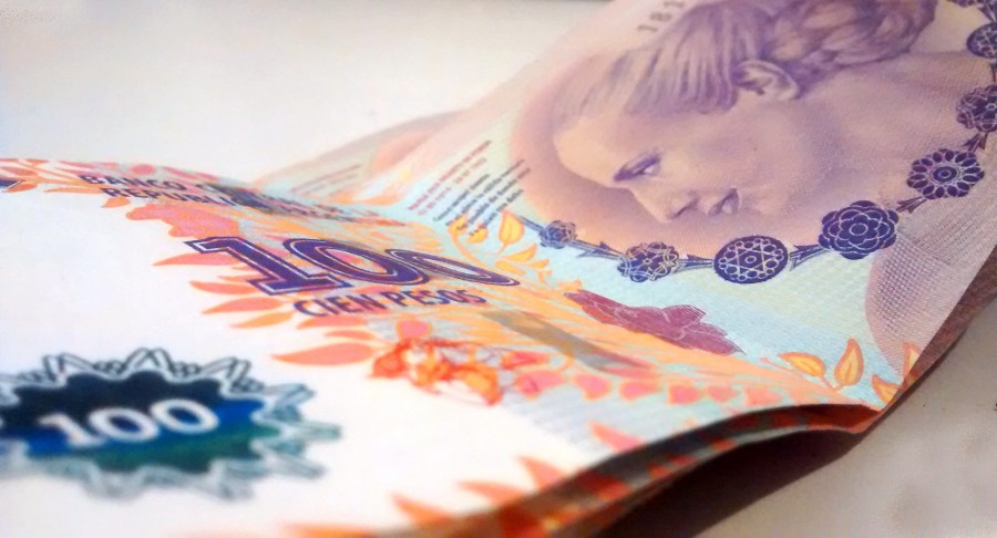 Bilhete, Notas, Peso, Pesos, Evita, Eva Perón, finanças, Cem Pesos, Poupança, dinheiro,