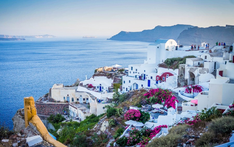 grécia, europa, santorini, ilha, paisagem, arquitetura, costa, mar, destino, férias,