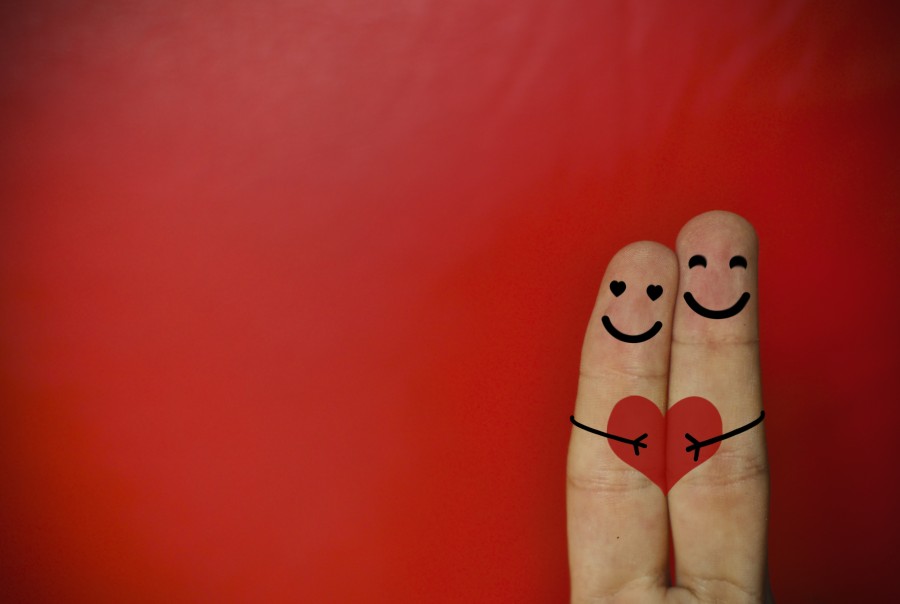 amor, dedos, mãos, vermelho, dia dos namorados, dia dos namorados, coração, papel de parede