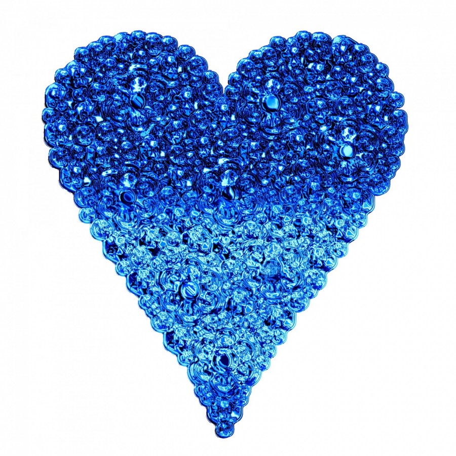coração, amor, azul, cristais, cristal, pedra, pedras preciosas, fundo branco, dia dos namorados,