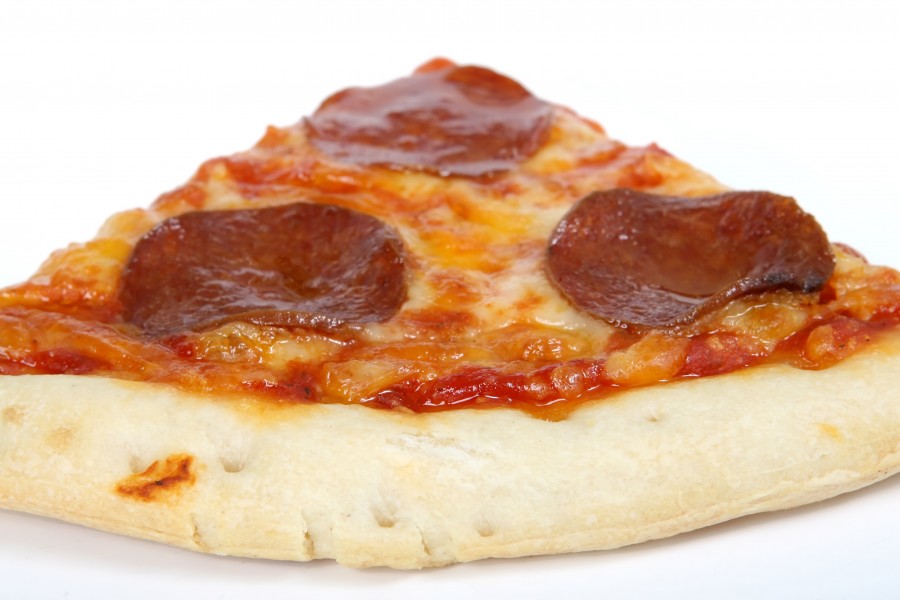 pizza, refeições, fundo branco, fatia, porção,
