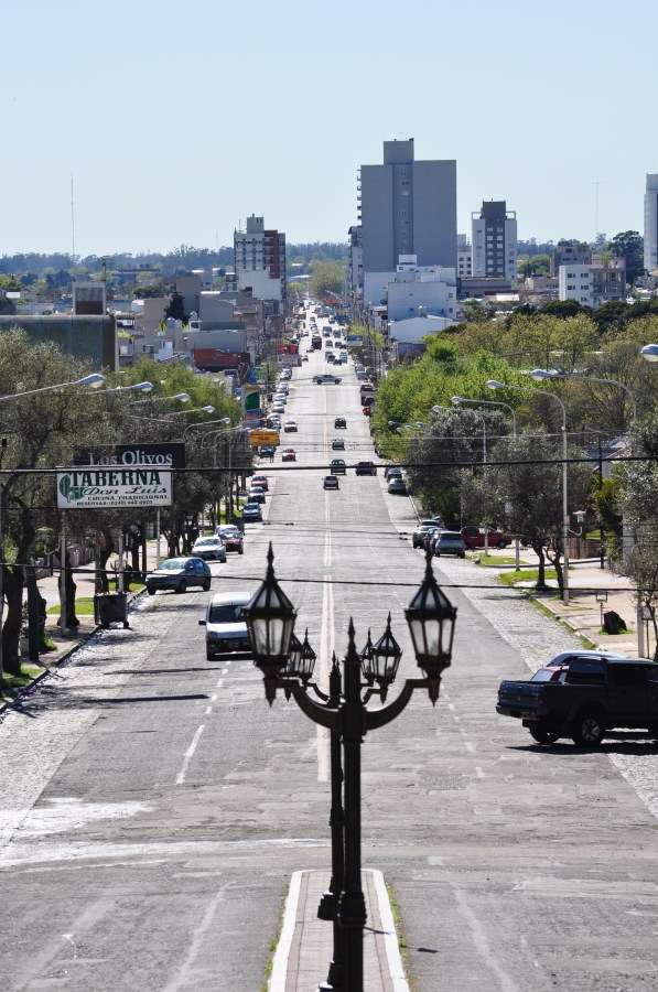 Tandil Tandil, Buenos Aires, Argentina, Avenida, Farol, Lampara, calle,