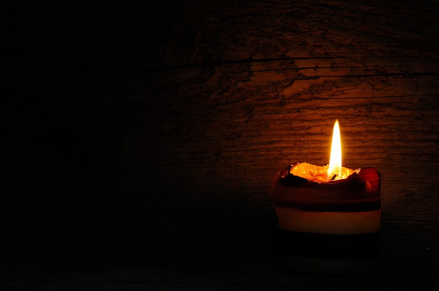 vela, fogo, ardente, luz, iluminar, conceito, ninguém,