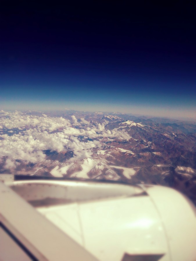 avião, viagem, paisagem, montanha, passeio, andes, turbina, janela,