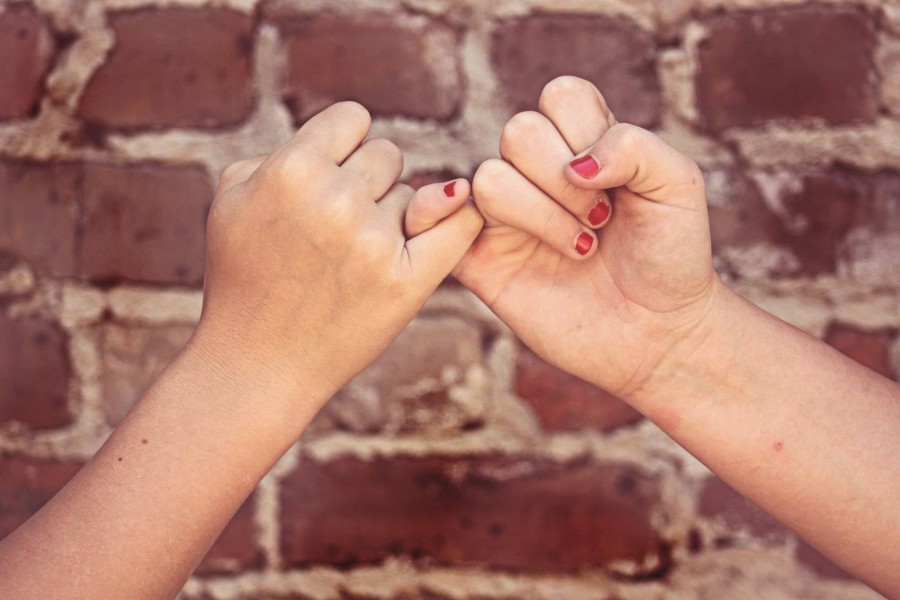 Pinkies, amigos, eu prometo, amizade, mãos, amor, bff, melhores amigos, união, promessa, para sempre, amigo