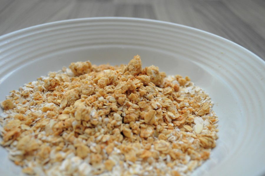 café da manhã, cereal, cereais, refeições, prato, aveia, ninguém, refeições,