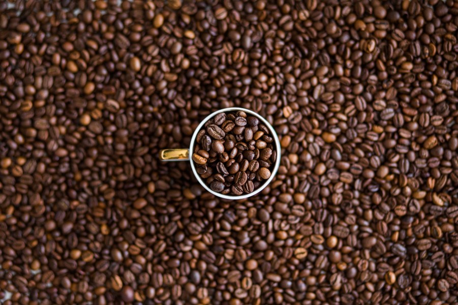 café, grão, feijões, fundo, fundo, sabor, refeições, bebida,