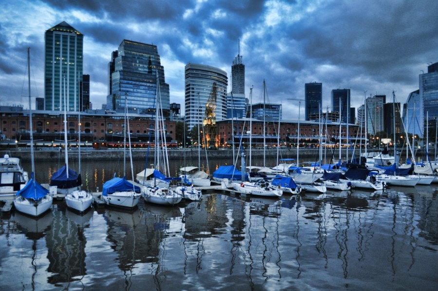 Puerto Madero, Buenos Aires, Argentina, Azul, HDR, Estaleiro
