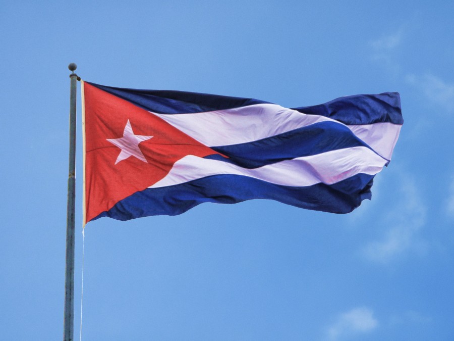 Cuba, bandeira, símbolo, primeiro plano, cubano, revolução, comunismo, América,
