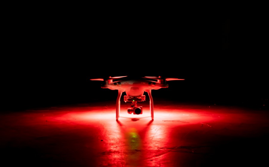 zangão, tecnologia, fotografia, sem fio, câmera, helicóptero, vermelho,