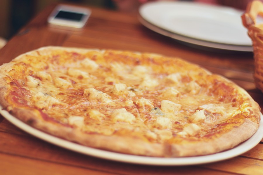 pizza, refeições, ninguém, queijo, close-up, pizzaria, restaurante,