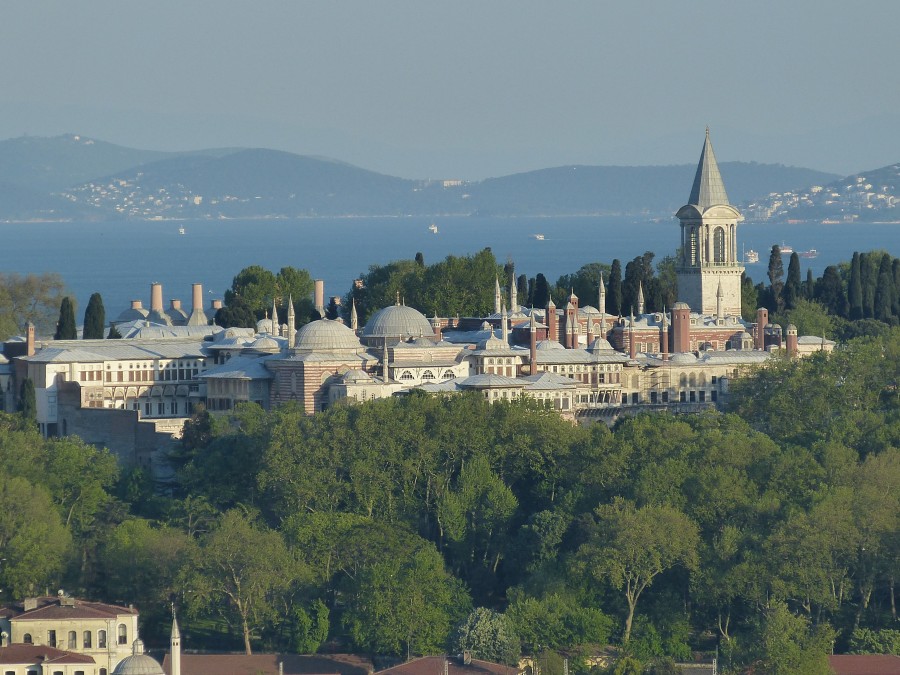 Istambul, Turquia, distrito, famoso, Sultanahmet, torre, viagens, vista, turco, Topkapi, noite, skyline, minarete, tradicional, Ásia, otomano, turista, arquitetura, panorama, pôr do sol, turismo, paisagem urbana, mesquita, urbano centro, cidade, azul, europa, paisagem