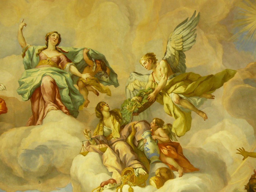 mural, pintura, renascimento, 1600s, europa, anjos, religião, afresco,