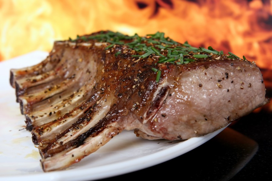 costelas, costelas, costelas, carne de porco, carne, refeições, prato, gourmet, osso,