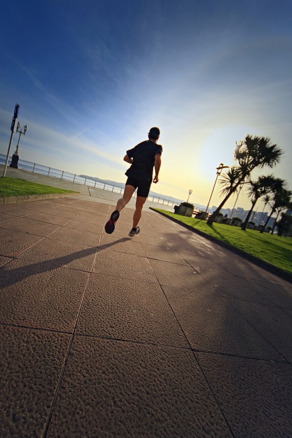 Correr, correr, esportes, saúde, uma pessoa, homem, fora,