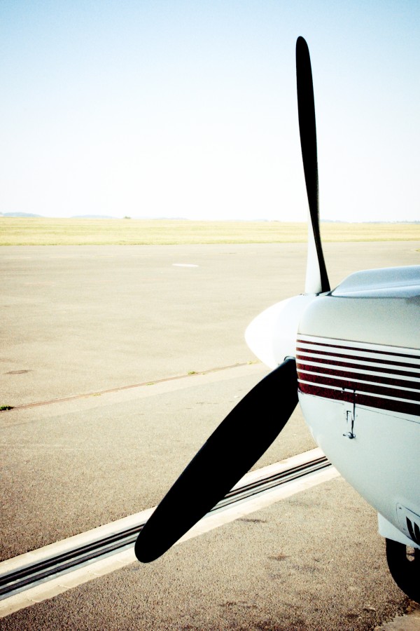 avião, hélice, avião, motor, aviação, pista,