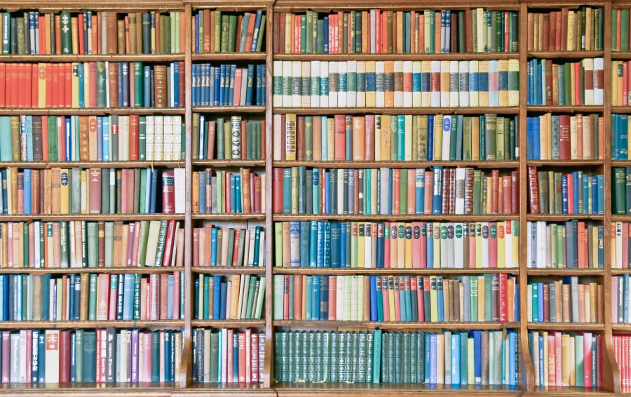 Livros, estantes, livros, família, leitura, livro, educação, conhecimento, aprendizagem, biblioteca,