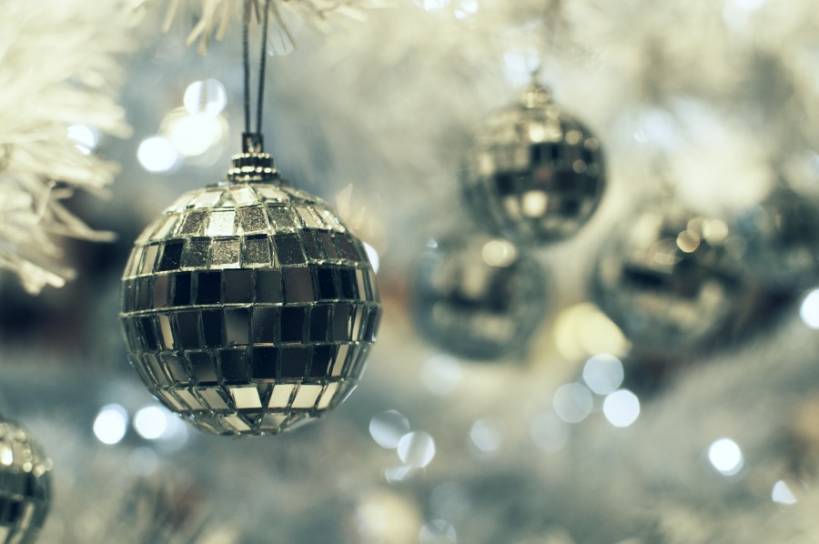 natal, detalhe, ornamento, natal, decoração, celebração, 2015, celebração, vermelho, árvore de natal, árvore,