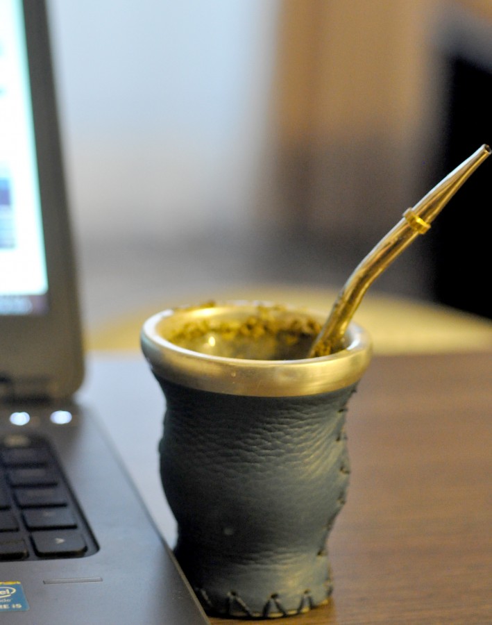 companheiro, bebida, quente, américa do sul, américa, laptop, computador, tecnologia, interior, ninguém, lâmpada,