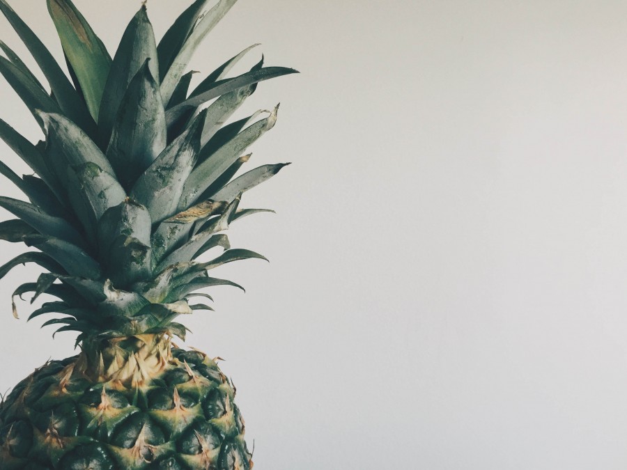 abacaxi, frutas, frutas, frescas, tropicais, refeições, anana, maduro, maduro, close-up,