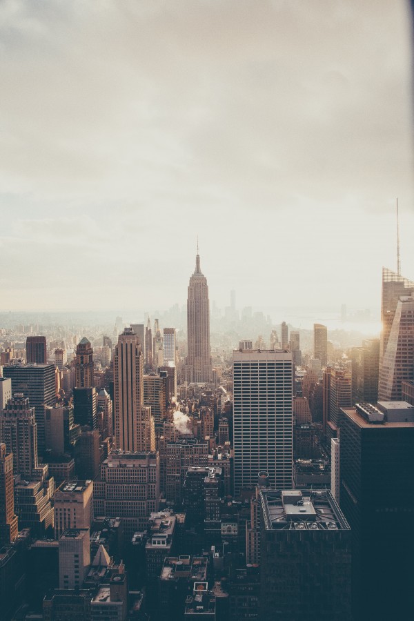 Nova iorque, nova iorque, eua, estados unidos, cidade, skyline, skyline, américa,