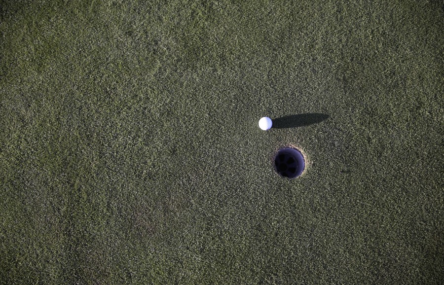 conceito de bola de golfe