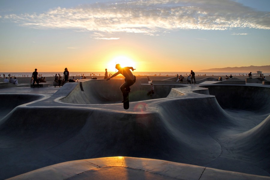 skate, esportes, pôr do sol, pessoas, jovens, skatista, urbano, faixa,