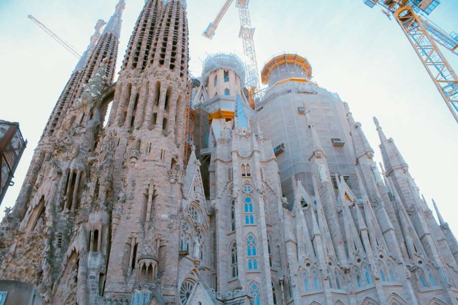 Sagrada Familia, catedral, igreja, Barcelona, Espanha, Gaudi, arquitetura, Europa, lugar famoso,