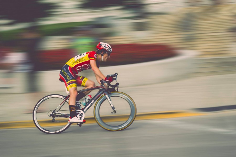 ciclista, homem, uma pessoa, ciclismo, velocidade, bicicleta, corrida, esportes, competição,