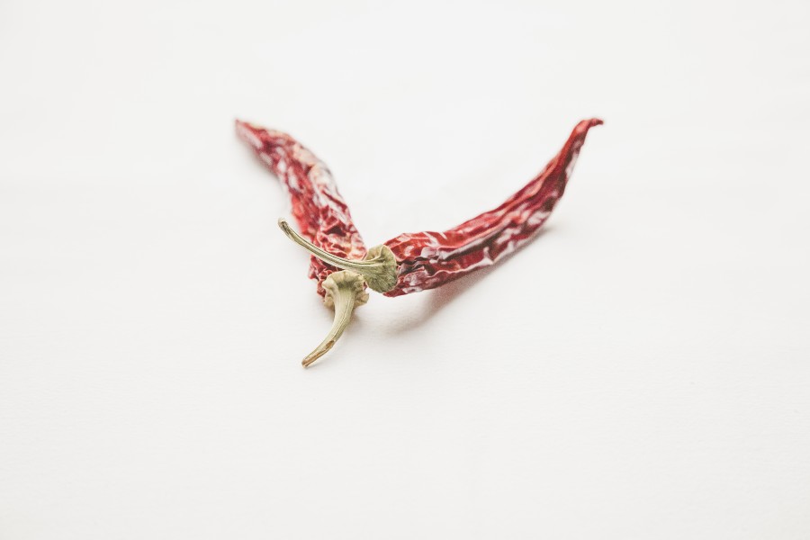 pimenta, dois, vermelhos, picante, secos, conceito, vegetais, refeições, sabor,