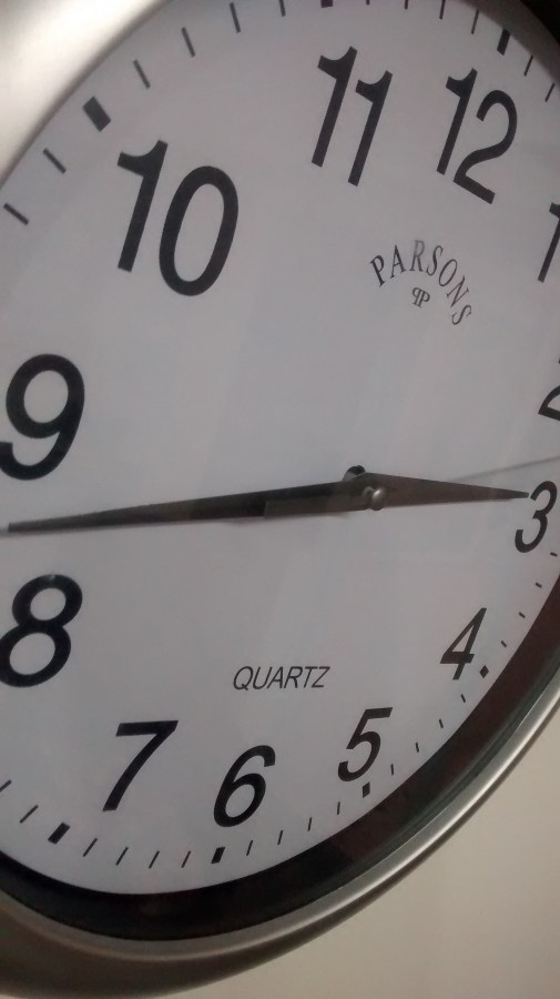 Relógio, paredes, tempo