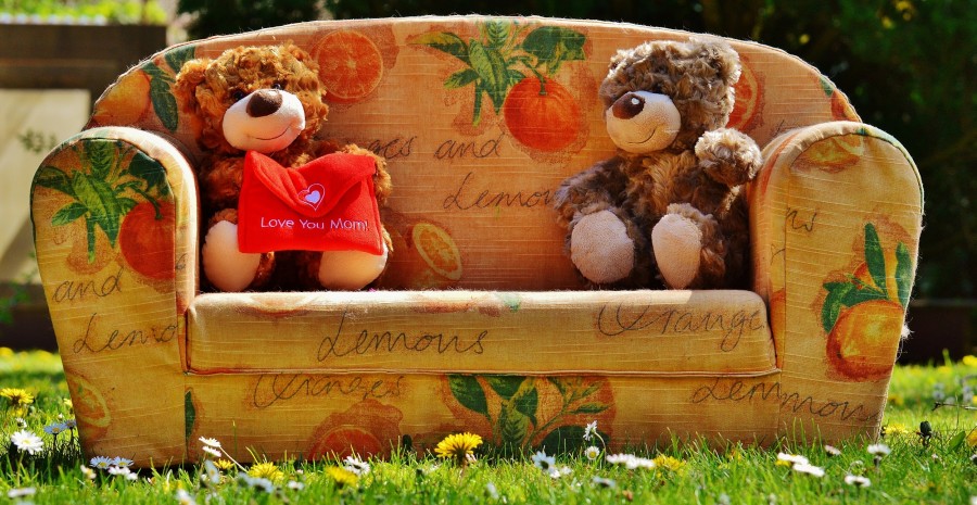 Peluches, ursos, ursos, carinho, carinhoso, concurso, ternura, adorável, doce, doçura, amor, Dia dos Namorados, Dia dos Namorados, Dia das Mães, eu te amo mãe, presente, presente, poltrona, motivo de frutas, verde, grama, imagens de amor, imagens para a mãe, eu te amo