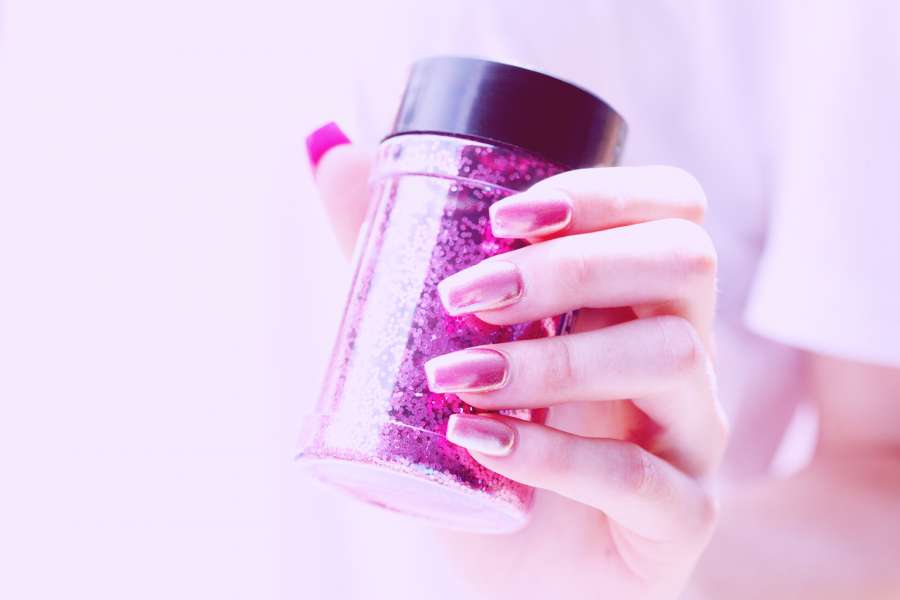 Mãos, Unhas, Tinta, Escova, Esmalte de unhas, Salão de beleza, Estilo, Moda, Mulher, Menina, Modelo, Estética, Compõem, Nailart, Manicura, Unhas acrílicas, Unhas azuladas, Beleza, Brilhos