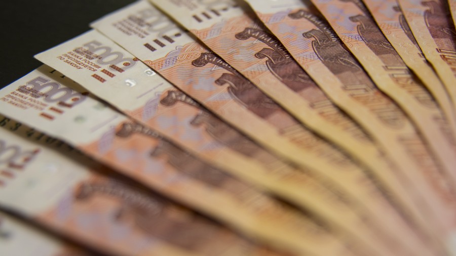 dinheiro, rússia, notas, notas, finanças, negócios, russo, rublo,