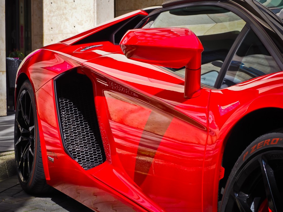 Lamborghini, Ferrari, vermelho, auto, carro, carro, esporte, vermelho, luxo, detalhe, ninguém,