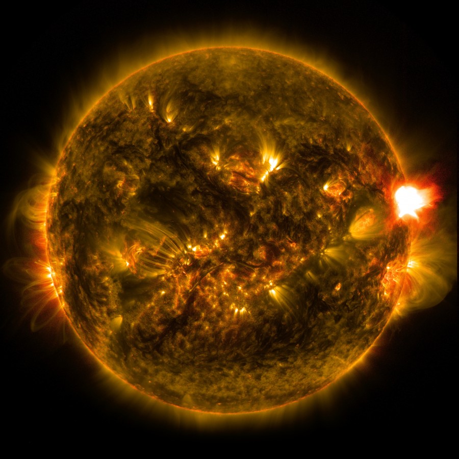 sol, tempestade, primeiro plano, explosão, erupção, solar, sistema solar,