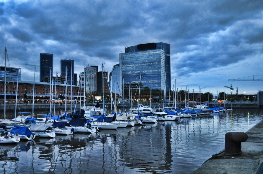 Puerto Madero, Buenos Aires, Argentina, Azul, HDR, Estaleiro