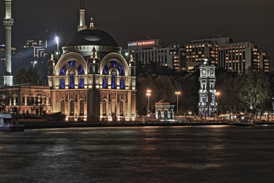 Istambul, Turquia, distrito, famoso, Sultanahmet, torre, viagens, vista, turco, Topkapi, noite, skyline, minarete, tradicional, Ásia, otomano, turista, arquitetura, panorama, pôr do sol, turismo, paisagem urbana, mesquita, urbano centro, cidade, azul, europa, paisagem