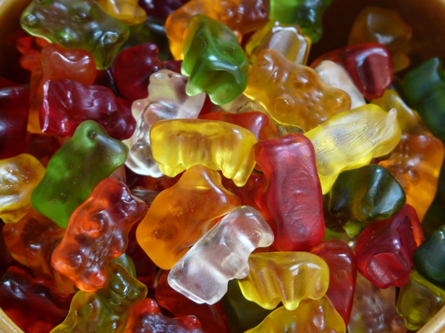 jujubas, goma, doce, doces, doces, doces, muito, forma, fundo, fundo, refeições,