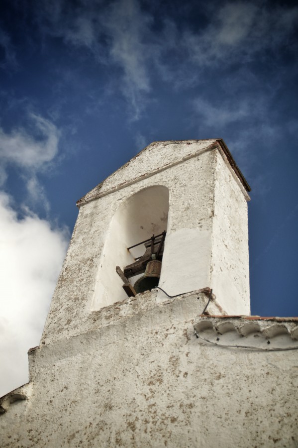 igreja, sino, torre sineira, arquitetura, céu azul, religião, ninguém,