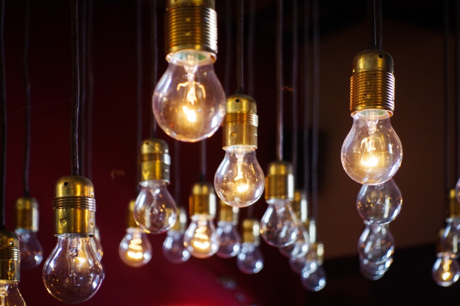holofote, holofotes, lâmpada, lâmpadas, luz, luzes, idéia, conceito, electricidade, ninguém, iluminação,