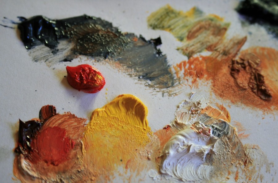 pintura, arte, cor, cores, colorido, resumo, ninguém, fundo, fundo, óleo, pintura, atividade,