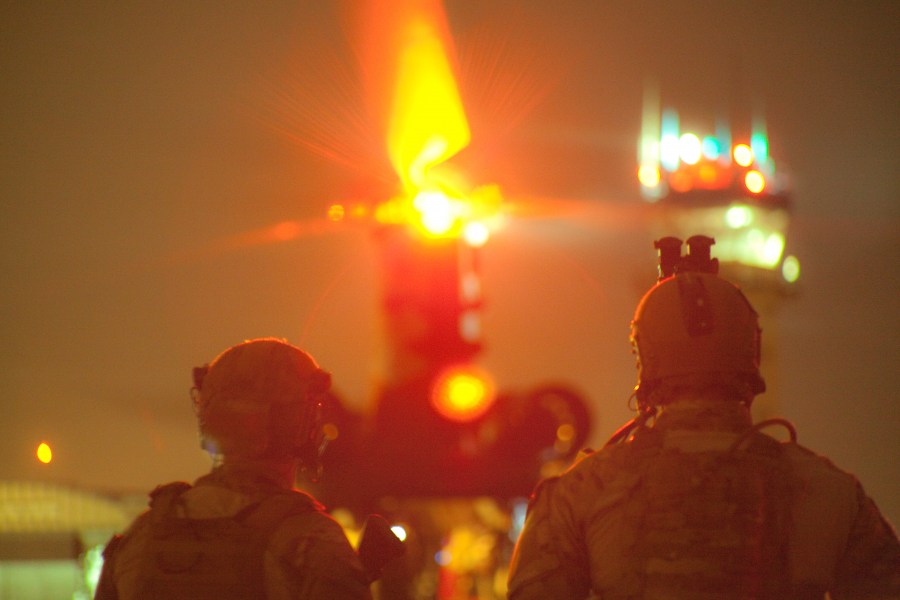 US Rangers do Exército, 2º Pelotão 3º Batalhão, Força-Tarefa de Treinamento, Fort Knox, Night Ops, exército, tiro, tiro, vista traseira,