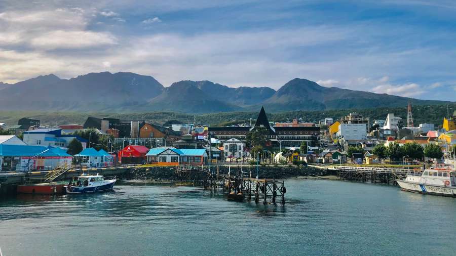 Tierra del Fuego, Ushuaia, Patagônia, Argentina, Paisagem, Porto, Costa, Fim do Mundo, Dia, América Latina, Ilha,
