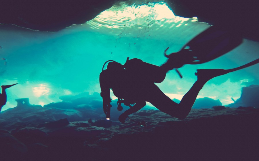 Caverna, mergulho em cavernas, Cenotes, Ed Gregory, Explorar, México, SCUBA ,, azul, bolhas, mergulho, subaquática, mergulho, mergulhador, mergulho, esportes, marinho, caverna, caverna, subaquática, américa,