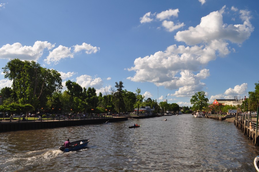 rio, tigre, buenos aires, argentina, paisagem, céu, verão, barco, cidade, lugar turístico,