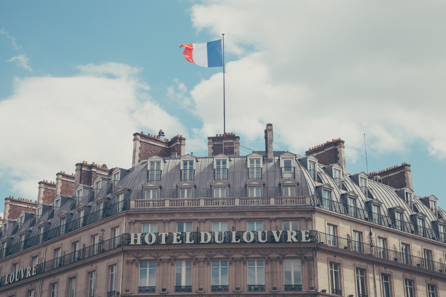 edifício, hotel, clássico, arquitetura, tradicional, frança, paris, museu do louvre, urbano, casa, cidade, viagens, construção, estrutura, turismo, fachada, bandeira, fachada
