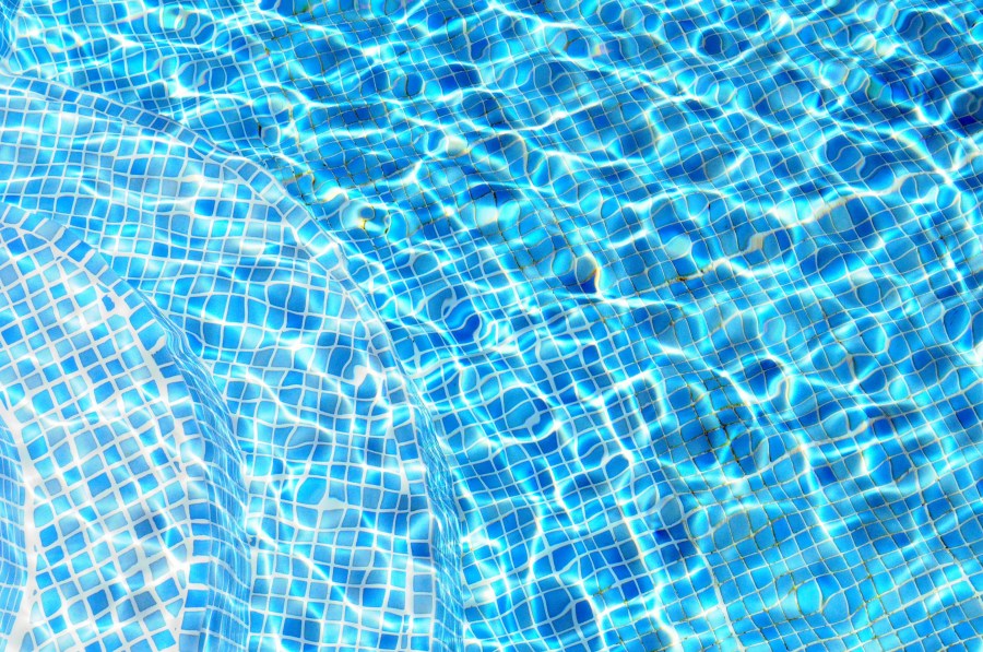 piscina, piscina, água, reflexão, fundo, verão, transparente, calor, dia, fundo, azul, fundo, ninguém, textura