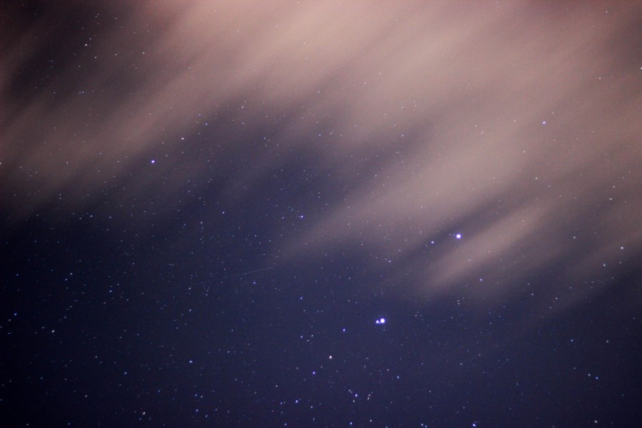 céu, noite, noite, estrela, estrelas, fundo, fundo,
